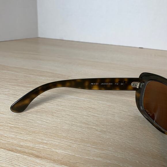 Ray-Ban JACKIE OHH RB4101 710 Cat Eye Tortoise Shell Italy FRAMES ONLY - Picture 4 of 8
